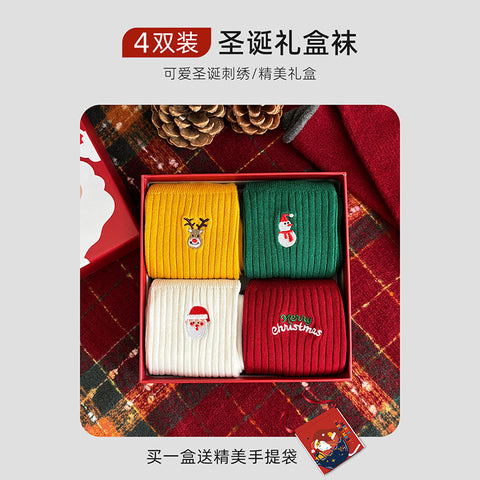 Christmas stockings autumn and winter new thickened soft waxy Xinjiang cotton FF3332044