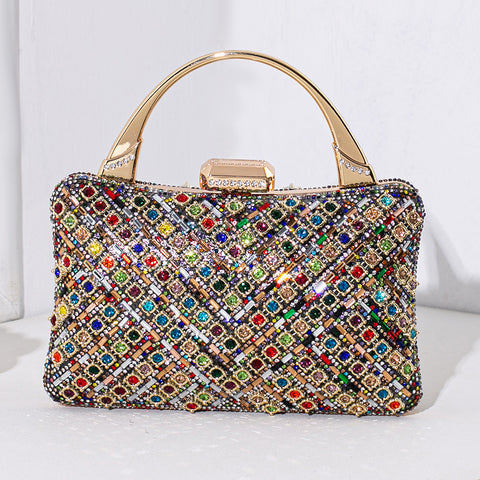 Sac à main de banquet rétro avec un sens élevé du diamant sac pour femme m3331050