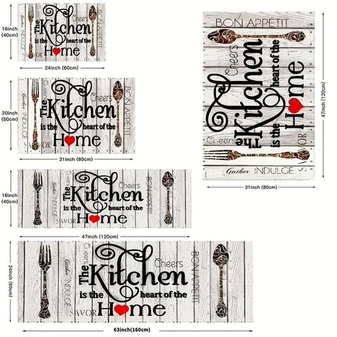 Küchenmatte Vintage American 2-teilig Bankfuß M3331027