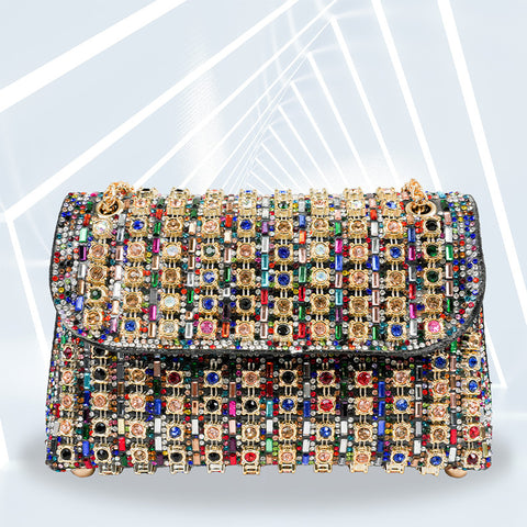 Pochette diamant tendance à bandoulière m3331137