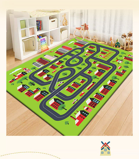 Piste pour enfants, tapis de chevet de chambre à coucher, tapis de salon m3331025 