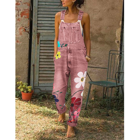 Fashion denim straight pants premium classic versatile loose printing process m302431