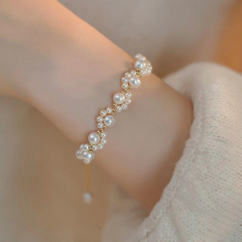Chinesisches Keramikperlenarmband Weiblichkeit süßes und nettes Mädchenarmband m3331322