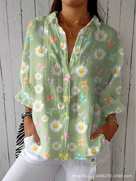 Women's shirt 3D digital print top m302789
