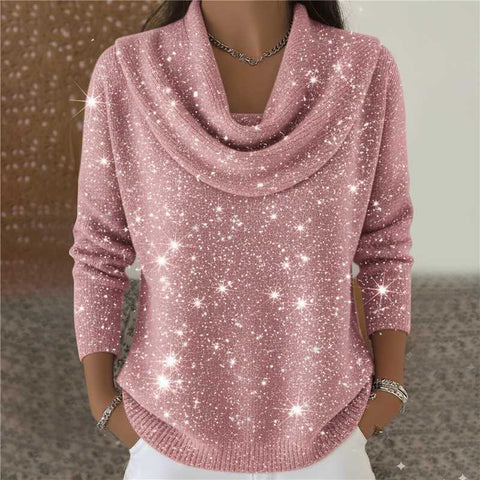 Autumn and winter new solid color long-sleeved top sweater m302155