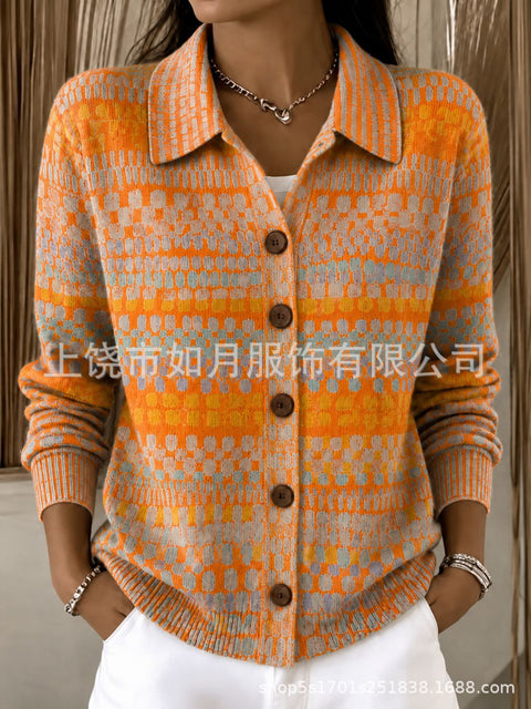 3D digital printing fashion casual temperament women's early autumn top FF303271