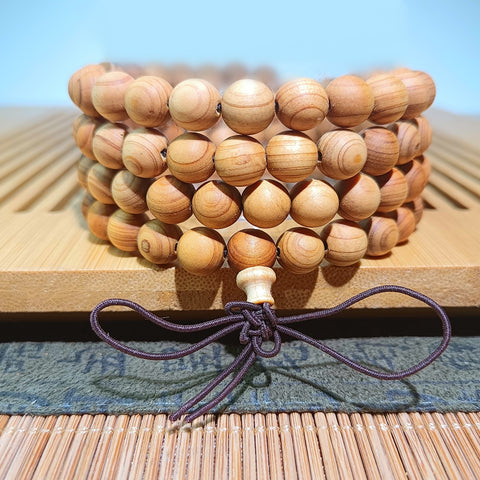Guofeng 108 Armbänder, Sandelholzperlenarmbänder, verschiedene handgehaltene chinesische Knoten-Rosenkränze m3331293