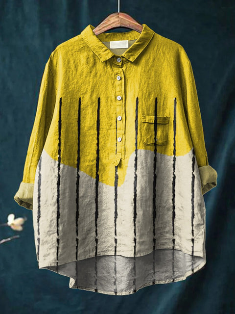 Lässiges Damen-T-Shirt mit Rundhalsausschnitt und lockerem Druck in großen Größen m301283 