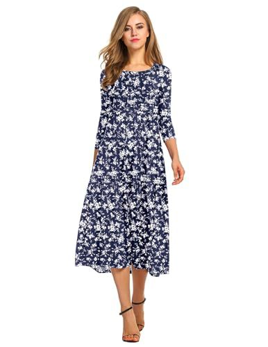 Autumn and winter dress solid color fashion big swing dress m302776