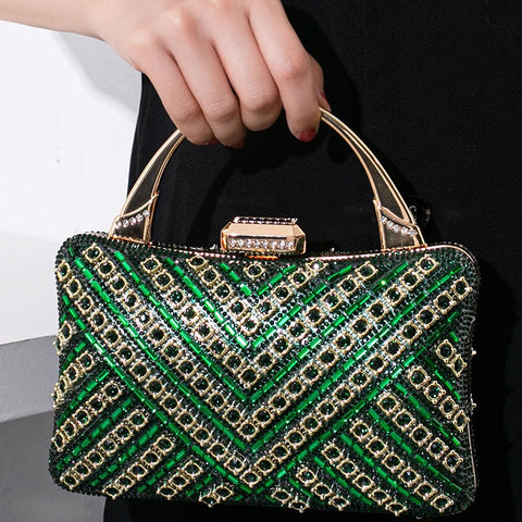 Sac à main de banquet rétro avec un sens élevé du diamant sac pour femme m3331050