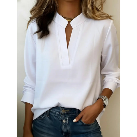 Digital printing casual pullover versatile spring and summer new shirt top m302788
