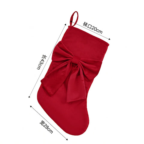 Christmas decoration candy socks embroidery Rudolph Christmas socks children's gift socks gift bag window pendant FF3332058