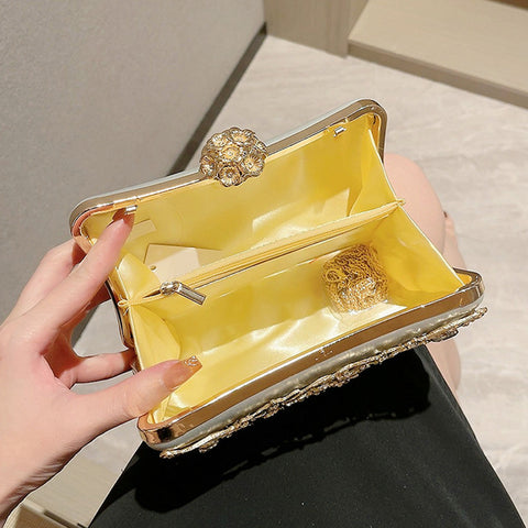 Sac de banquet doré Sac de banquet de luxe m3331039