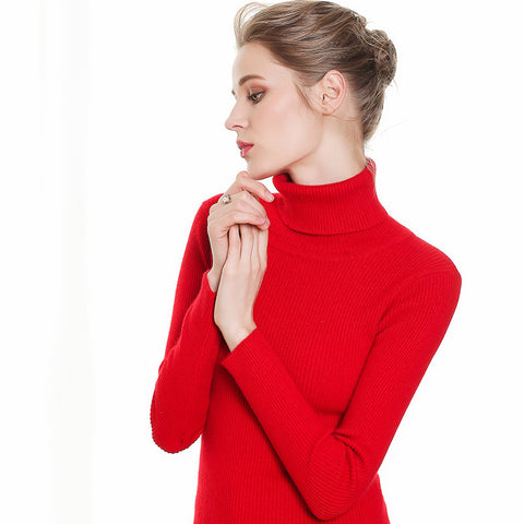 Slim-fit solid-color pullover top m302025