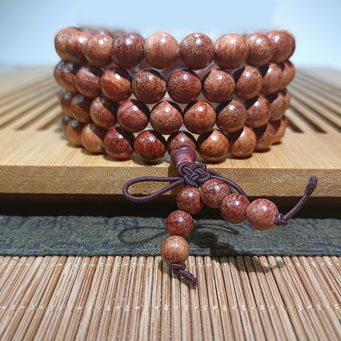 Guofeng 108 Armbänder, Sandelholzperlenarmbänder, verschiedene handgehaltene chinesische Knoten-Rosenkränze m3331293