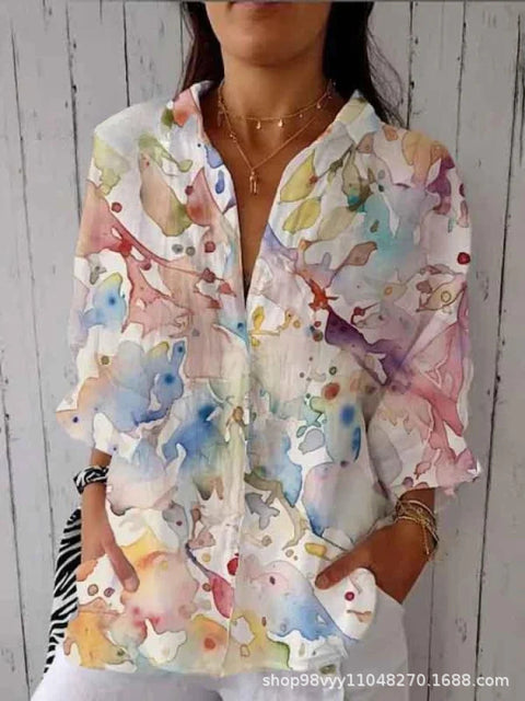 Women's shirt 3D digital print top m302789