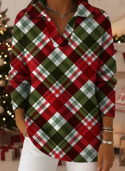 Polo neck sweater loose and thin long sleeve pullover FF303431 04