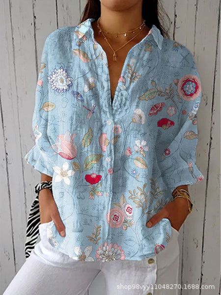 Women's shirt 3D digital print top m302789