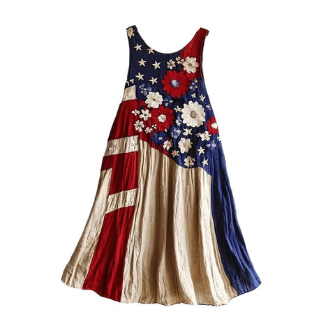 Women's trendy brand loose floral element casual dress m302384