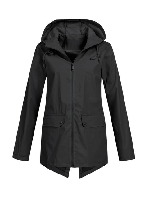 Windbreaker Zipper Hooded Lightweight Outdoor Windproof Jacket Thin Outdoor Jacket m300472