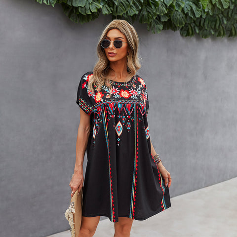 Dress spring and summer loose short skirt m300867