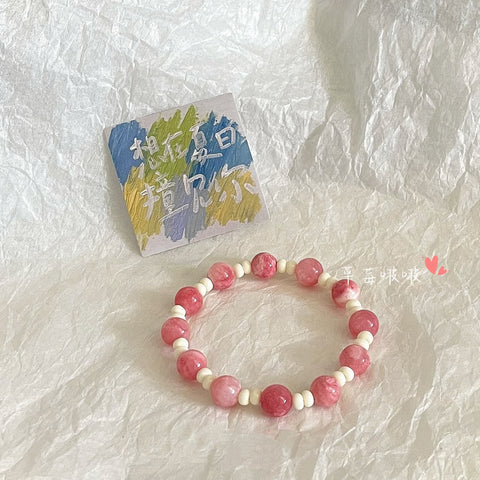 Chinesisches Keramikperlenarmband Weiblichkeit süßes und nettes Mädchenarmband m3331322