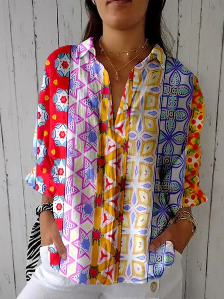 Women's shirt 3D digital print top m302789