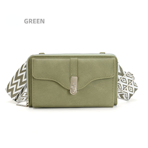 Nouveau sac à bandoulière pour femmes sac de téléphone portable à large bande grande capacité petit sac carré M5010666 