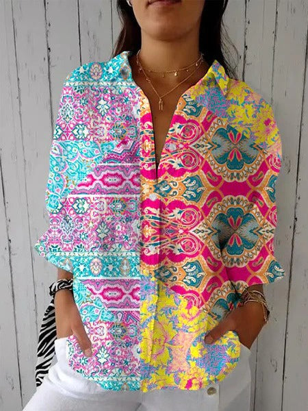 Women's shirt 3D digital print top m302789