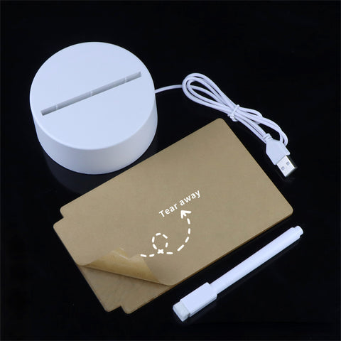 Beleuchtete Message Board Kreative USB-Plug-in-Nachttischlampe m3330905 