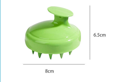 Kleine frische Massagebürste Meridianbürste Startseite Erwachsene Kopfhaut Entspannung Silikon Bademassagebürste m3330635