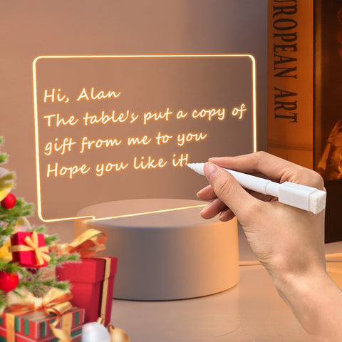 Beleuchtete Message Board Kreative USB-Plug-in-Nachttischlampe m3330905 