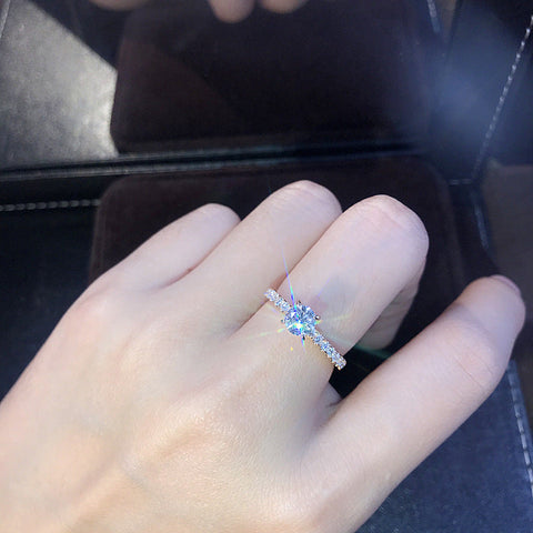 Bague simple plaqué argent S925 imitation zircon m1915010484