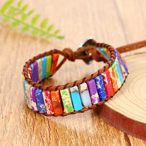 Modisches buntes Imperial Stone-Armband m1915010551