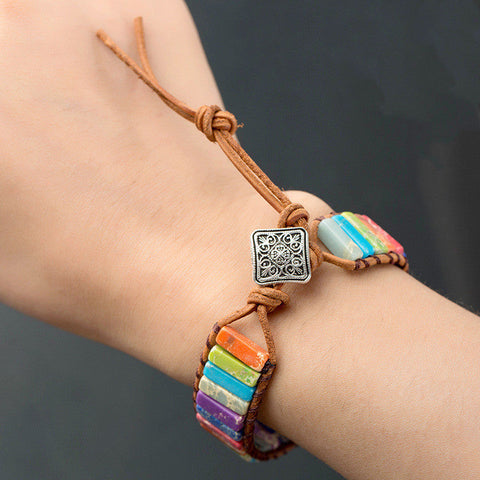 Modisches buntes Imperial Stone-Armband m1915010551