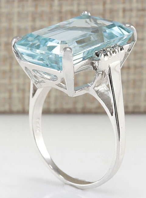 Bague de fiançailles topaze de luxe m1915010483