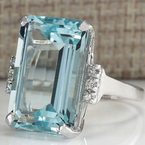 Bague de fiançailles topaze de luxe m1915010483