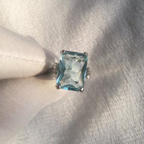 Bague de fiançailles topaze de luxe m1915010483