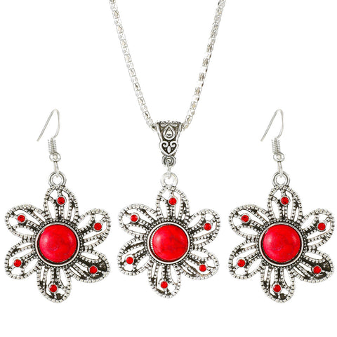 Ensemble rétro tournesol turquoise m1915010646