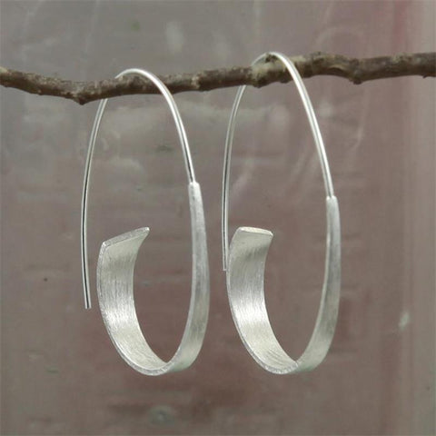 Kreisförmige spiralförmige geometrische Ohrringe m1915010476